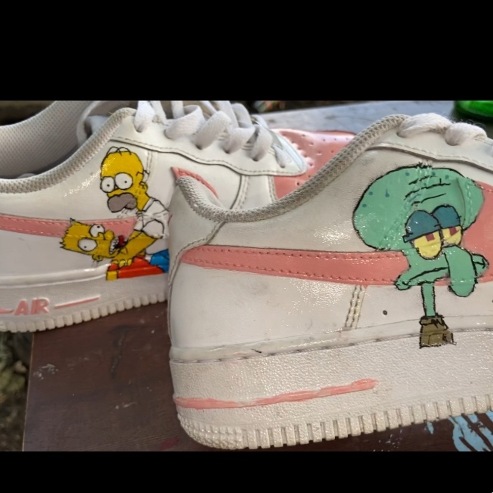 Handmade Cartoon Nike AF 1